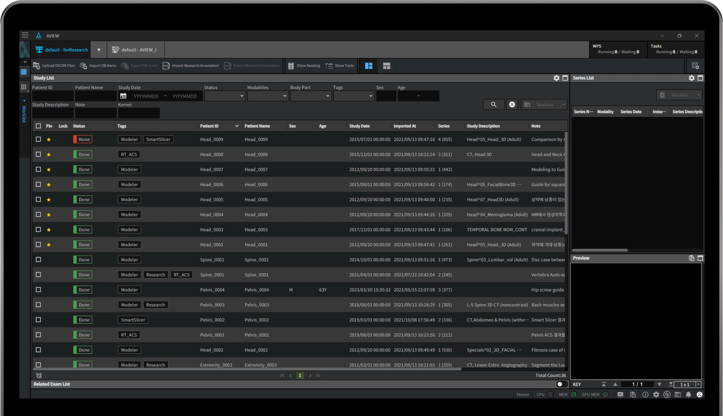 aview Research Data Management