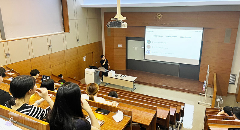 AI 기업 코어라인, 아주대융합의과학과 대학원 대상 채용 설명회 진행